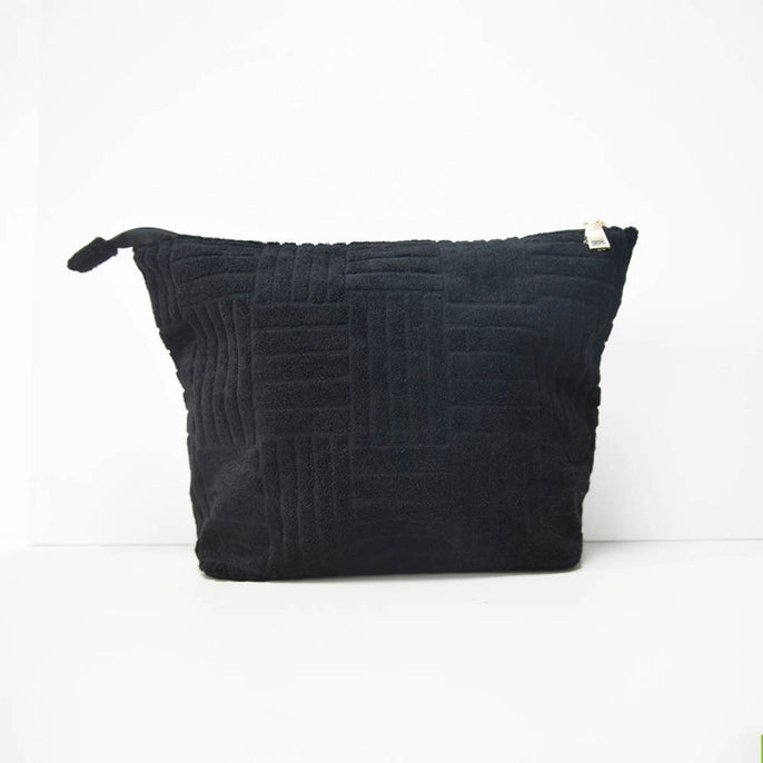 Terry Cloth Pouch Black