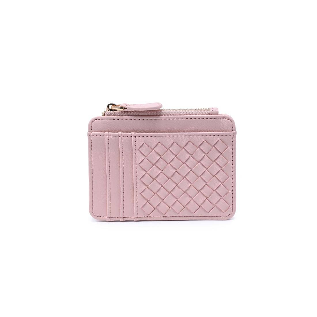 Woven Card Holder: Pink