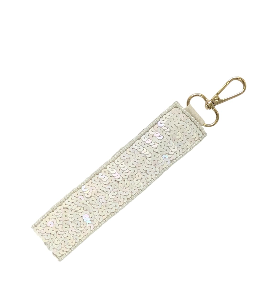 Pickle Ball Beaded Wristlet Strap Key Chain