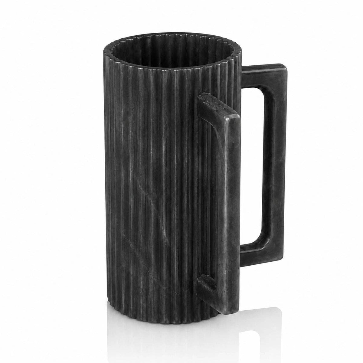 Fluted Resin Washing Cup - black