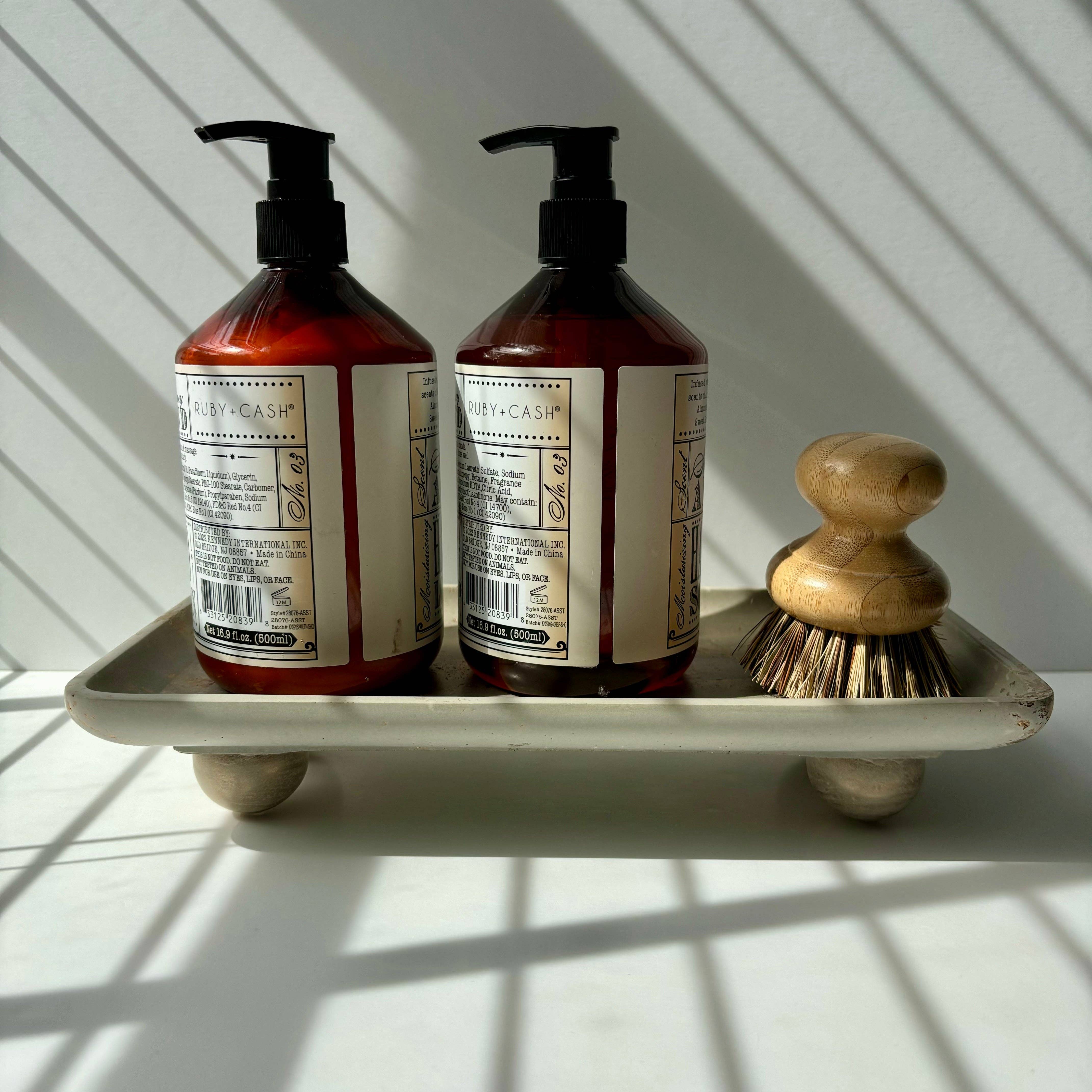 Rectangle Footed concrete Tray