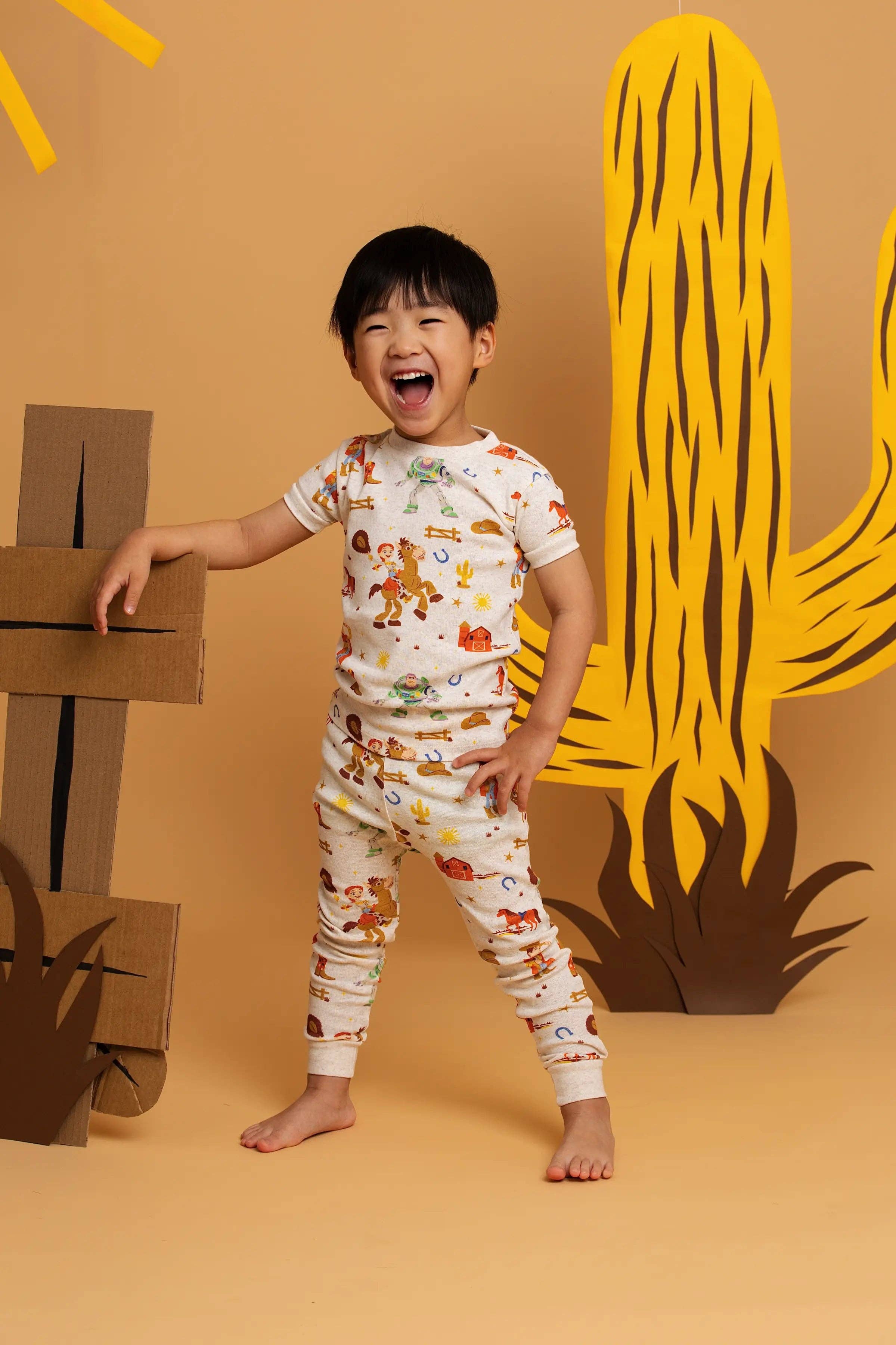 Short Sleeve Two-Piece Pajama Toy Story Western Friends