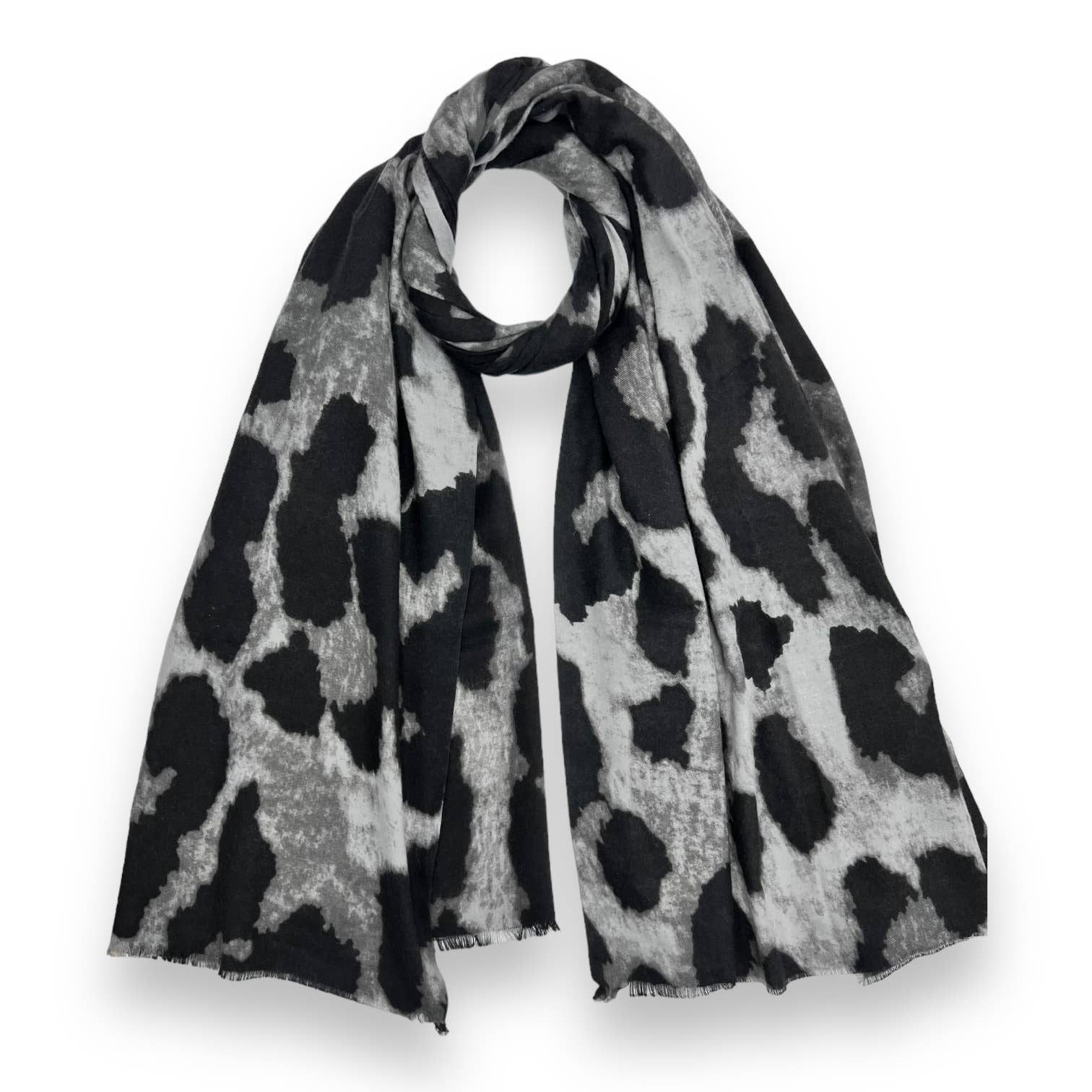 Big leopard print of medium weight scarf