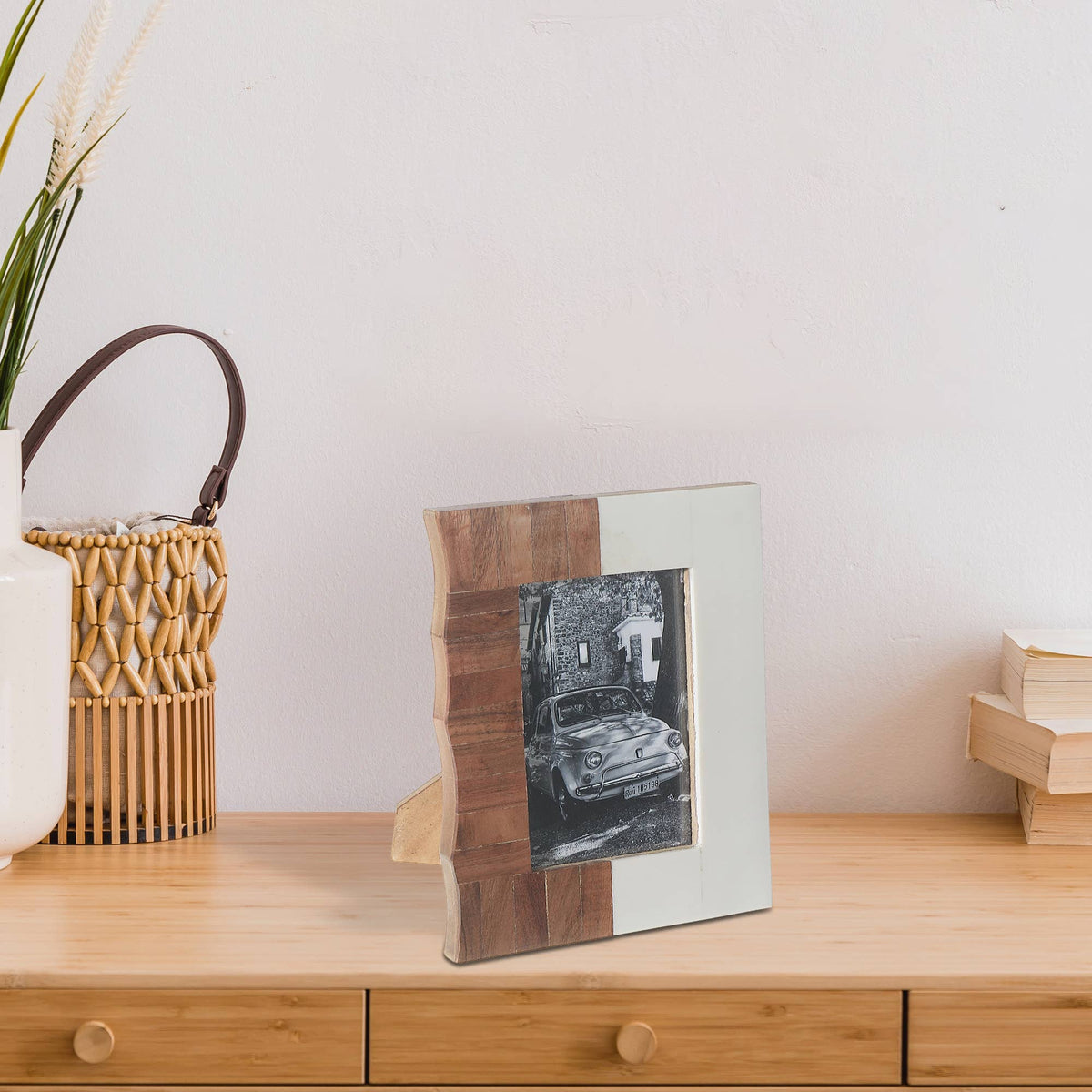 8X10"Wooden & Resin Inlay Photo Frame