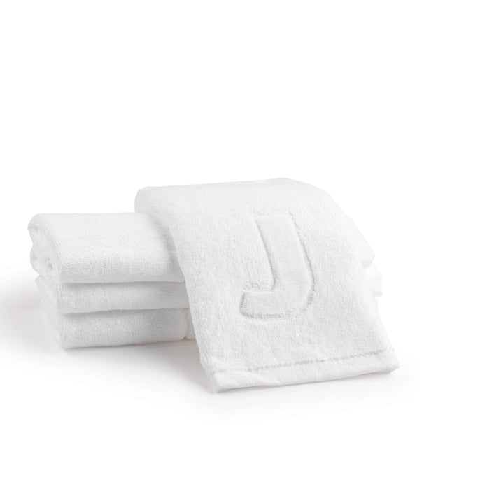 Initial Embossed Hand Towel