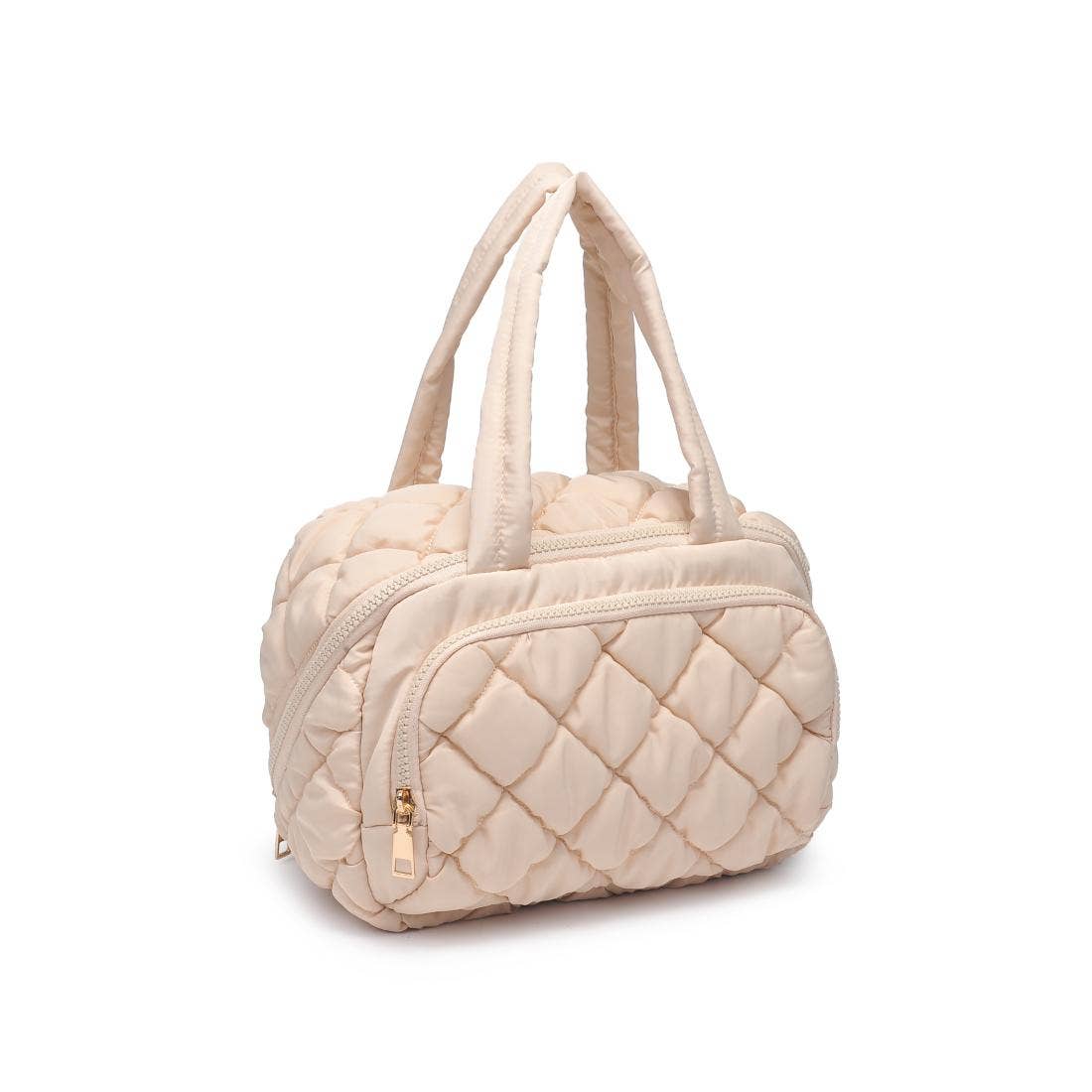 Pack Pretty, Stay Ready Travel cosmetic Organizer - cream
