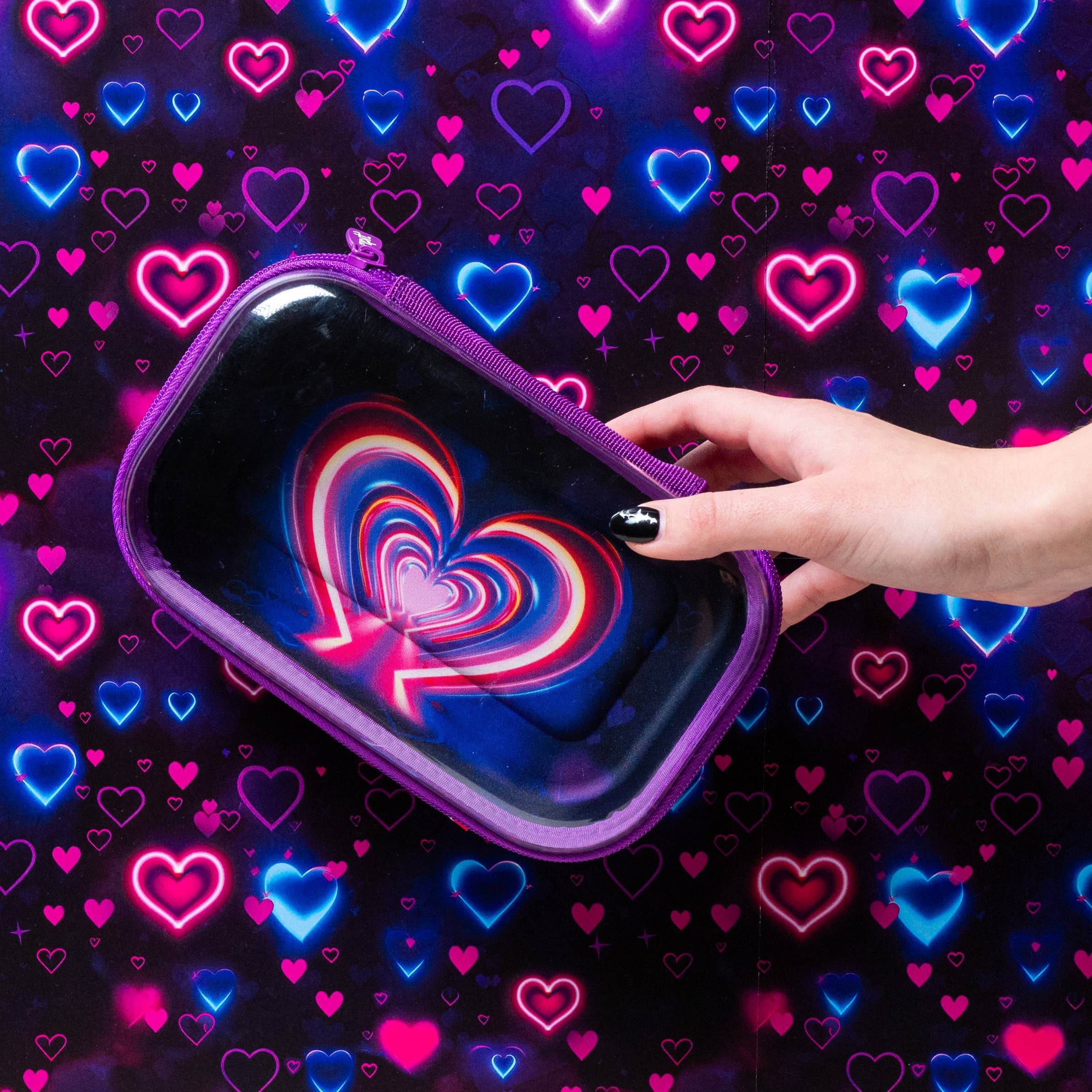 ZIPIT heart Pencil Case/box