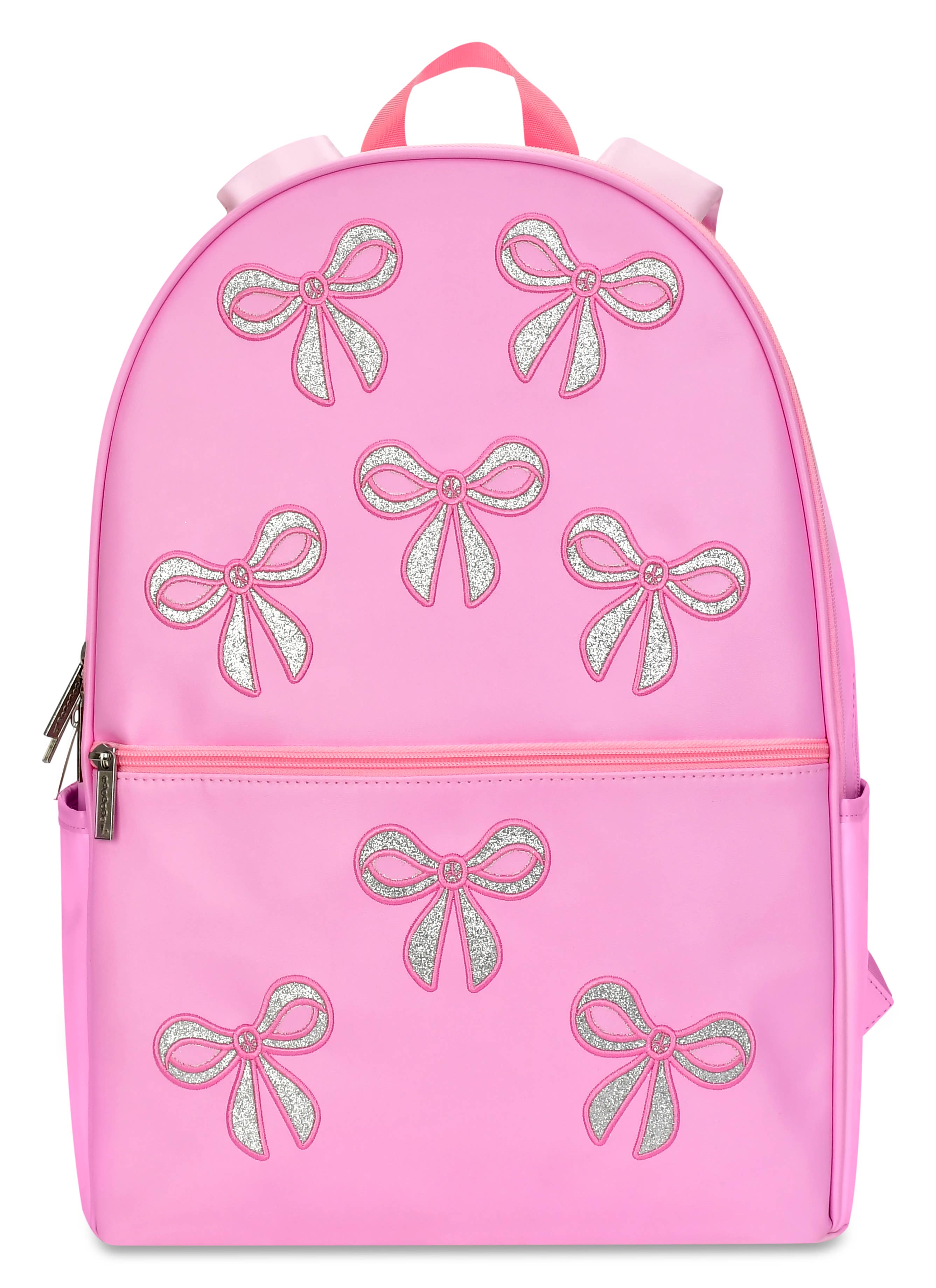 PINK GLITTER BOWS BACKPACK