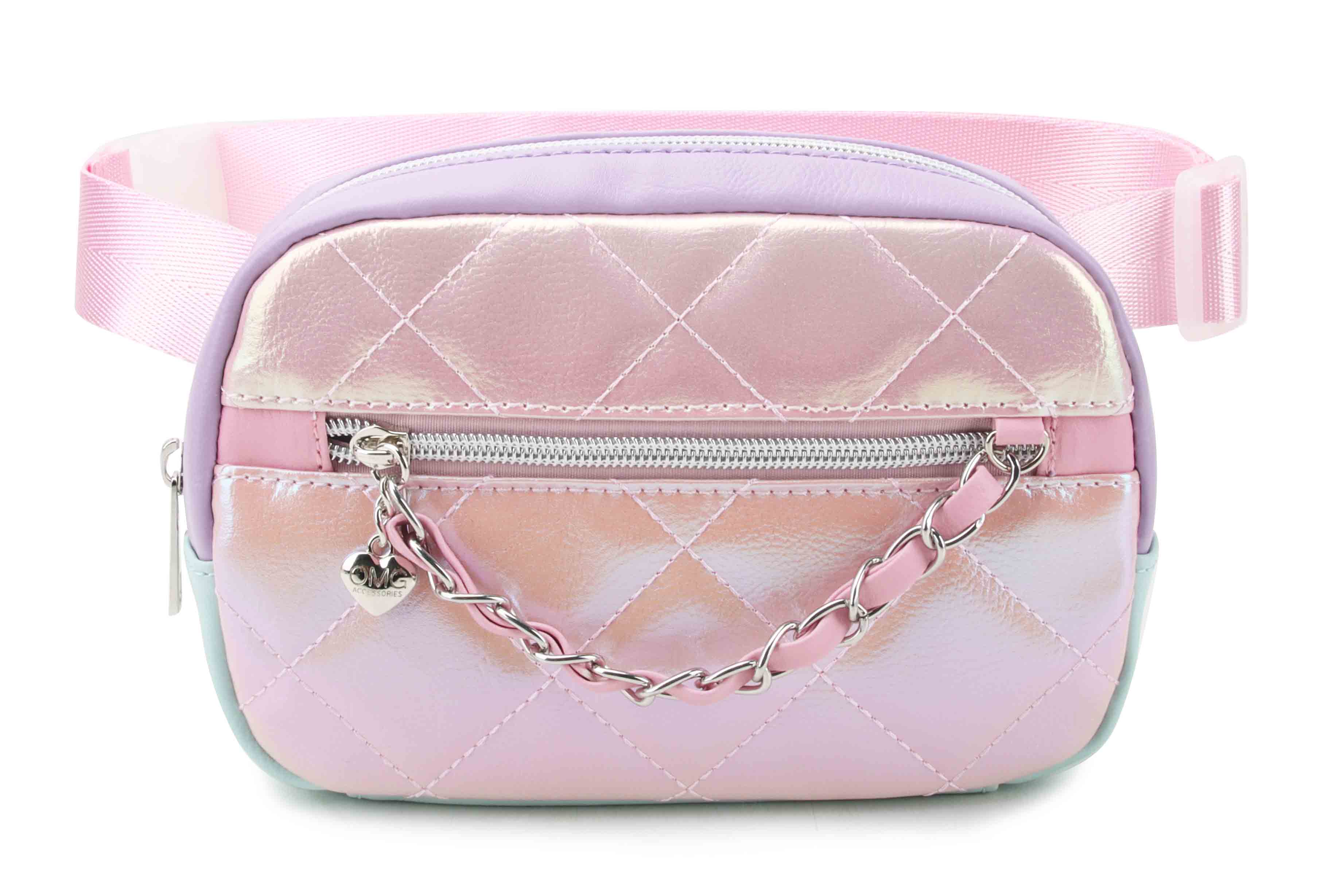 Metallic Quilted Fanny Pack