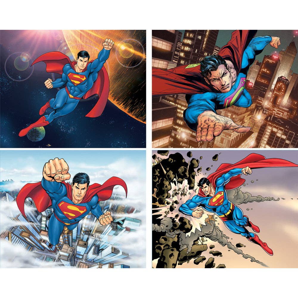 Superman 4-Pack 100 Piece Jigsaw Puzzles