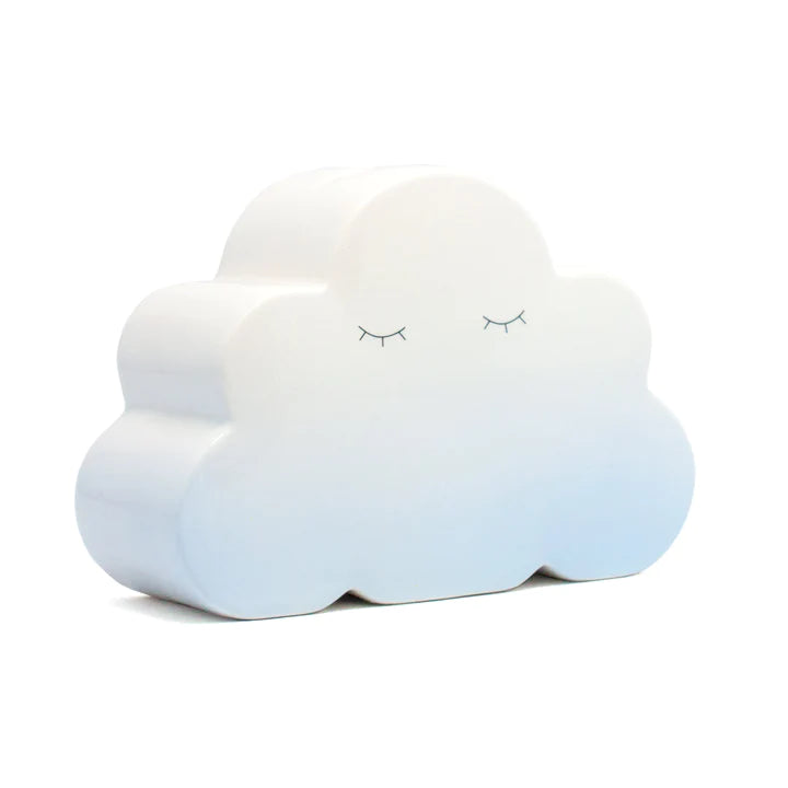 Personalized Bank Ceramic - Ombre Blue Cloud
