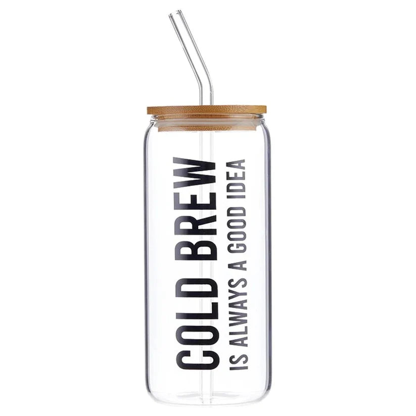 Glass Cold Brew Tumbler - Good Idea