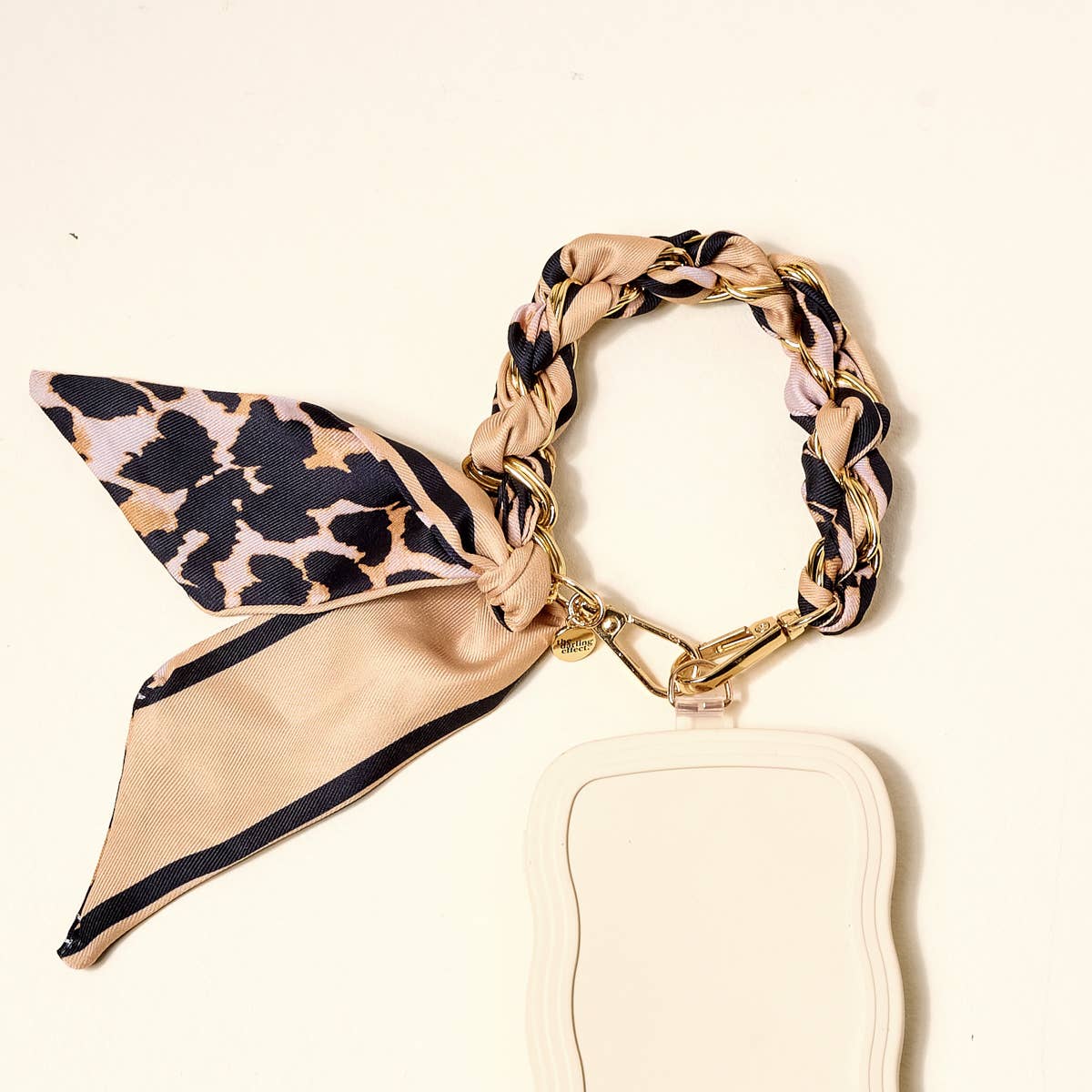Call Me Later Phone Scarf– Cheetah