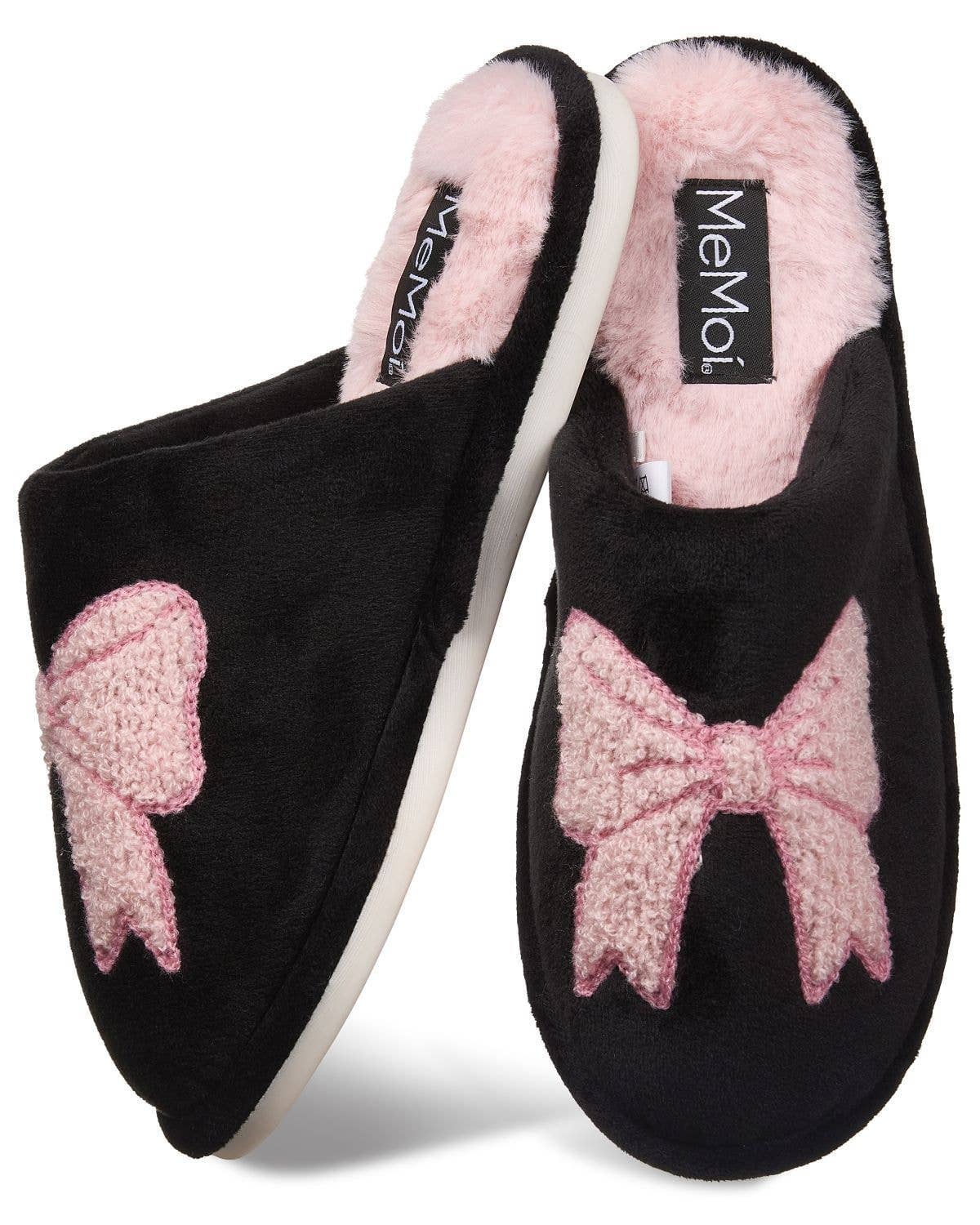 Bow Plush Slippers