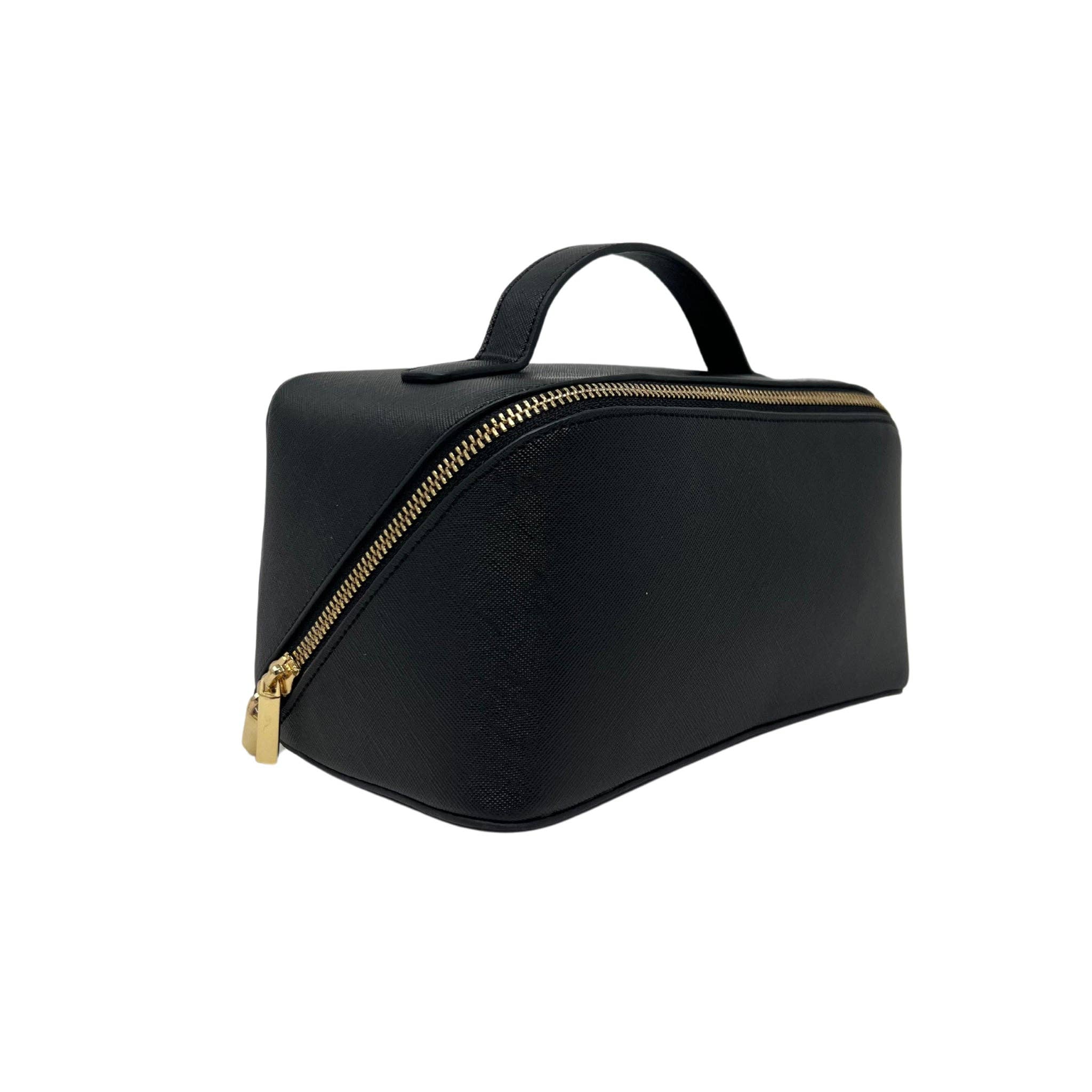 Personalized Diagonal Zip Cosmetic Case