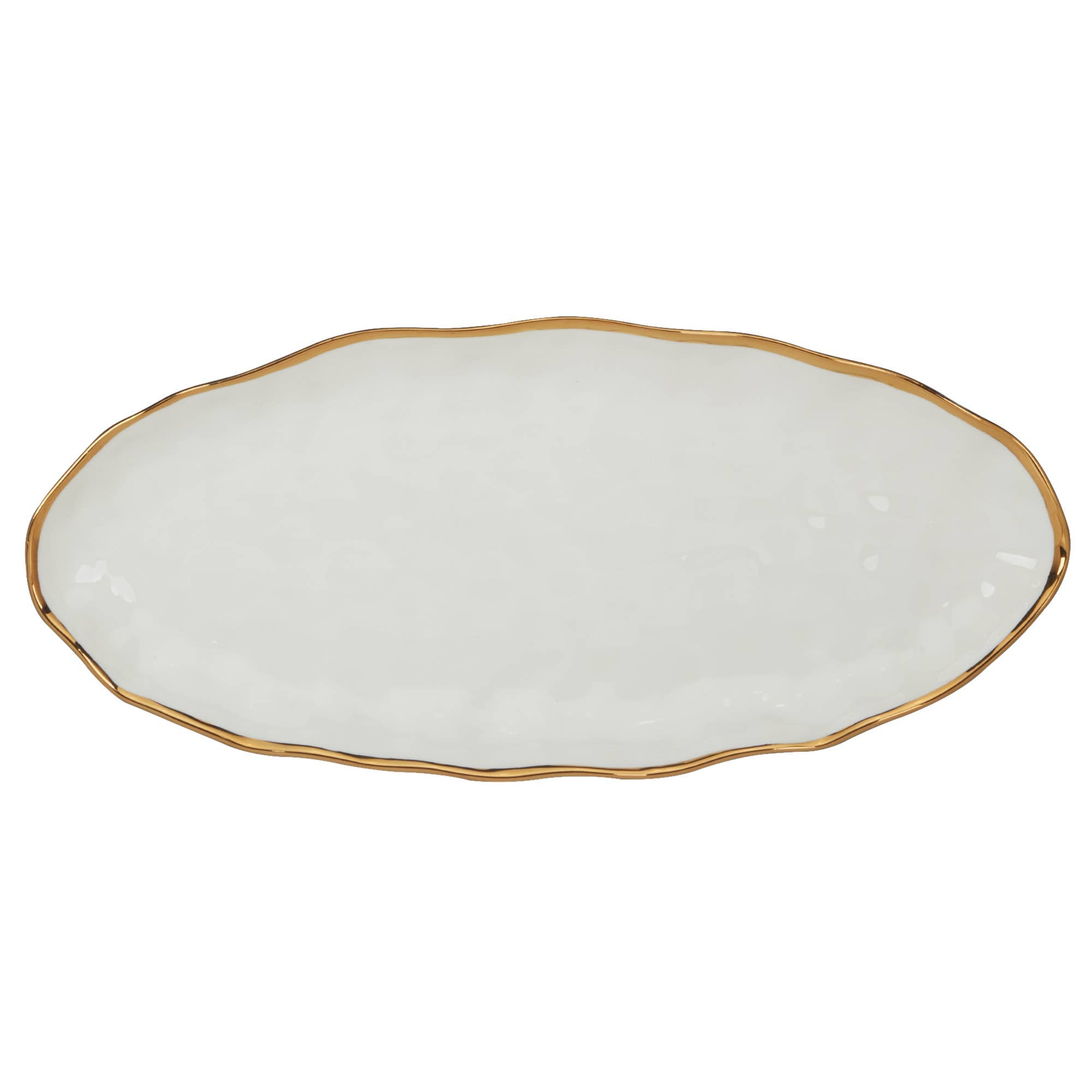 Gold Oval Platter