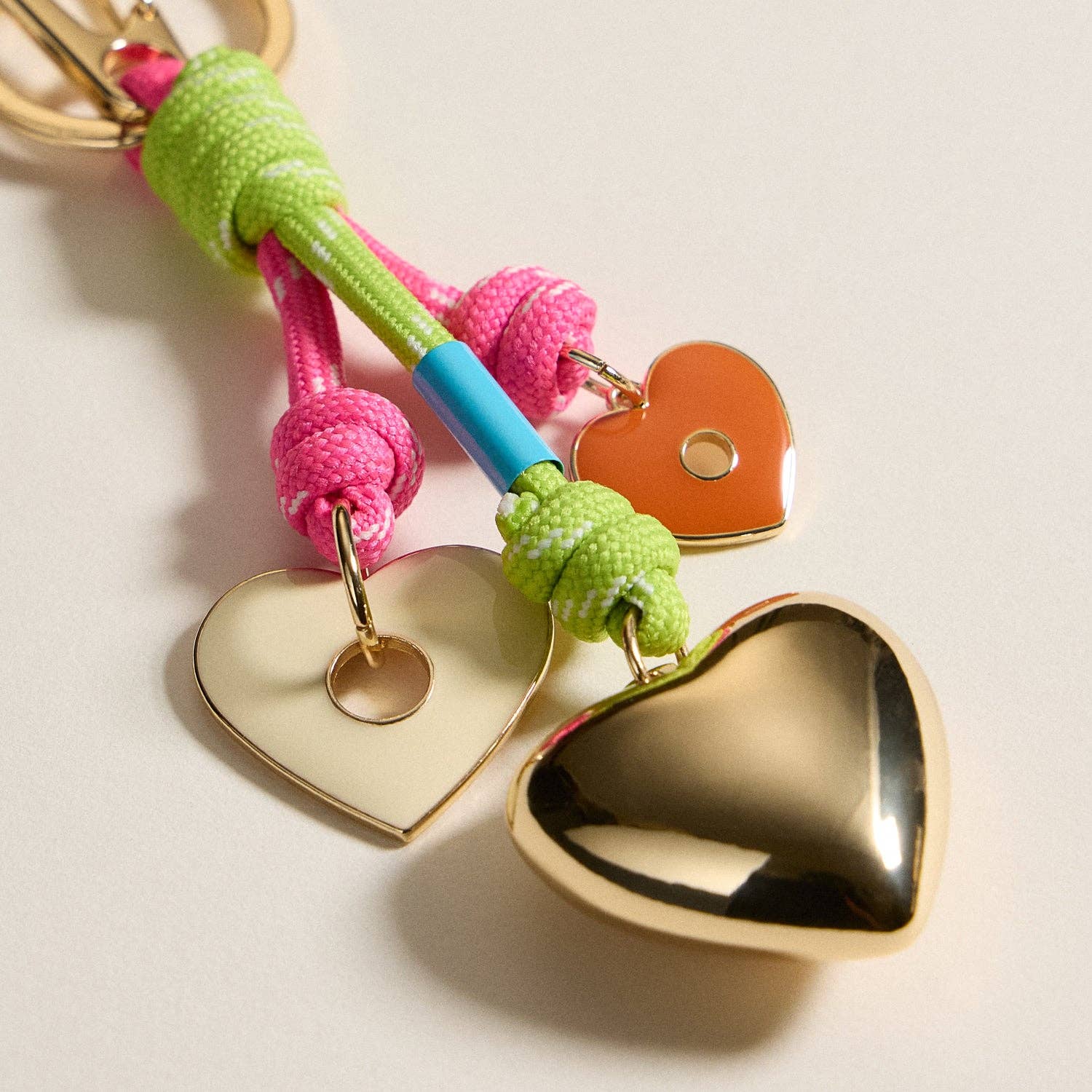 Enamel Heart Keychain