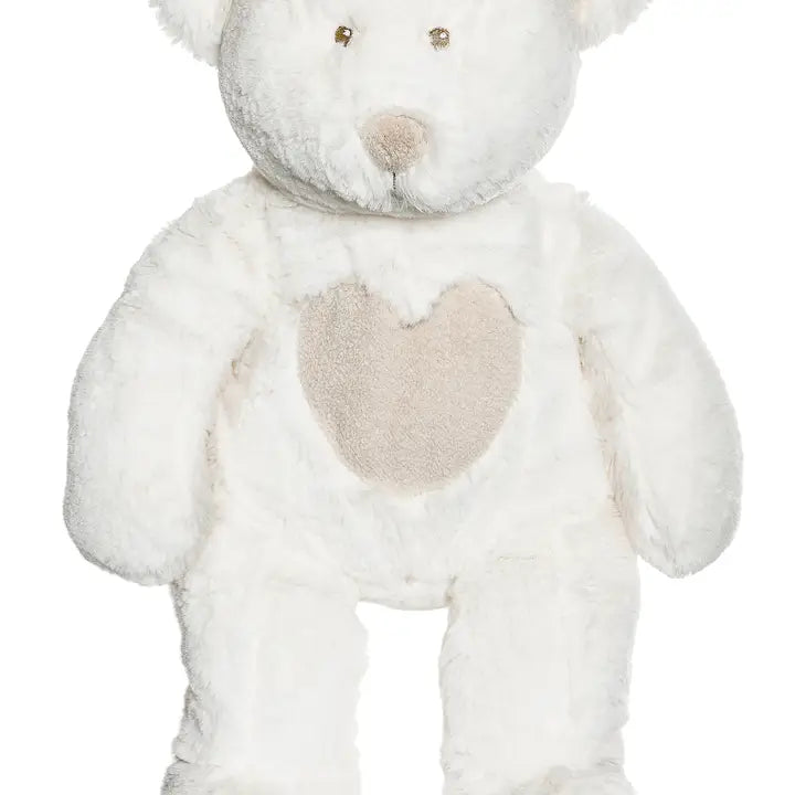 Personalized Medium Teddy Cream Bear, White