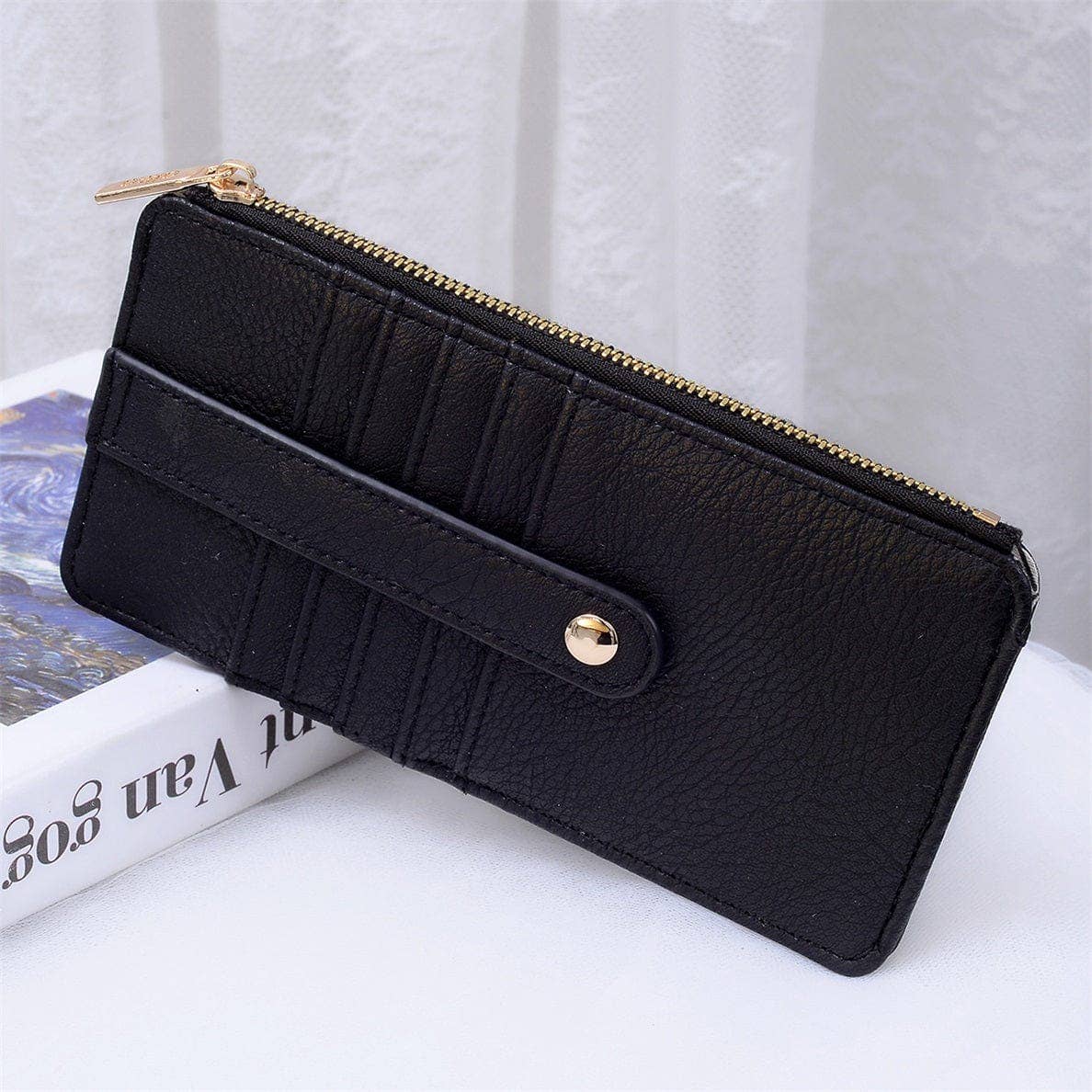 Slim Cardholder Wallet - black