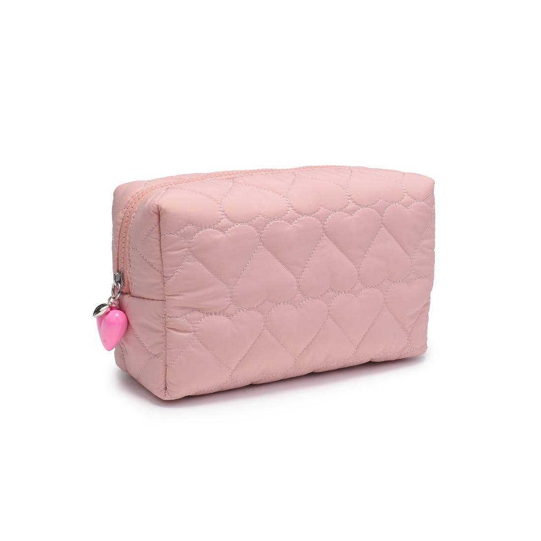 Pull My Heart Cosmetic Pouch - Pink
