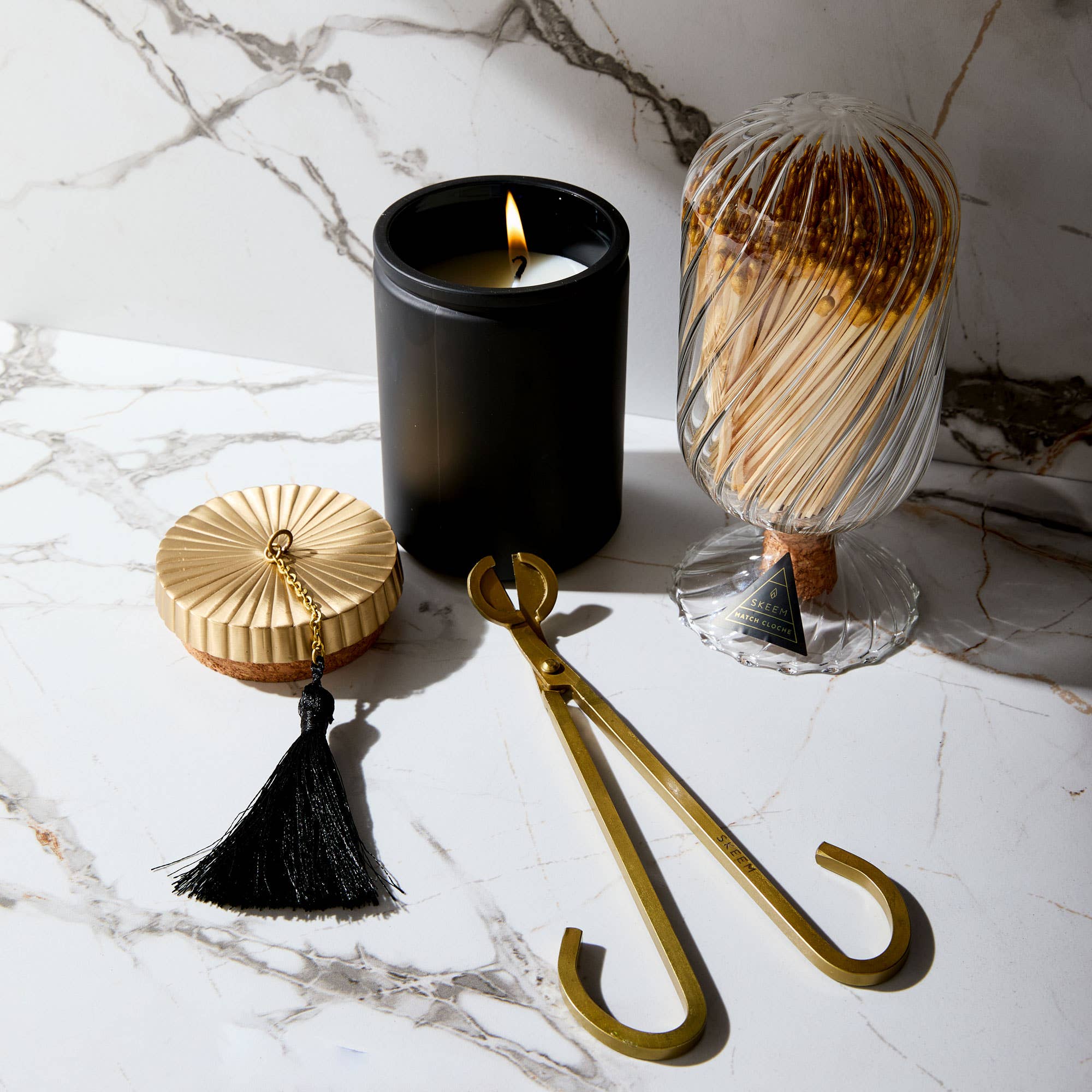 Helix Match Cloche - Gold tips