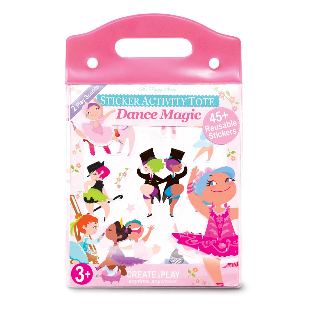 Dance Magic Reusable Sticker Activity Tote