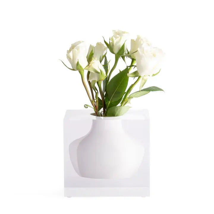 Doyers Bud Vase | Hamptons White