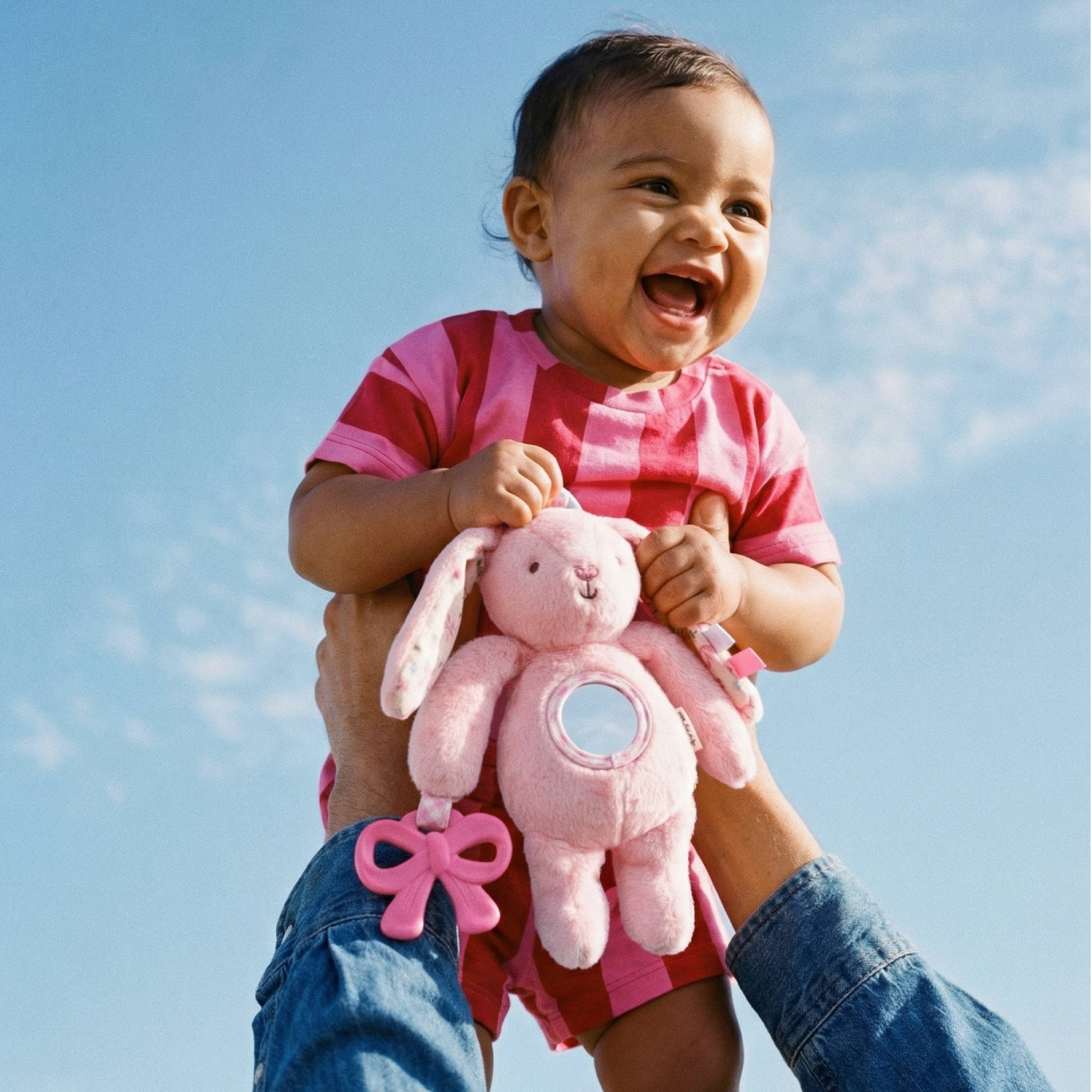 Bitzy Traveler pink Bunny