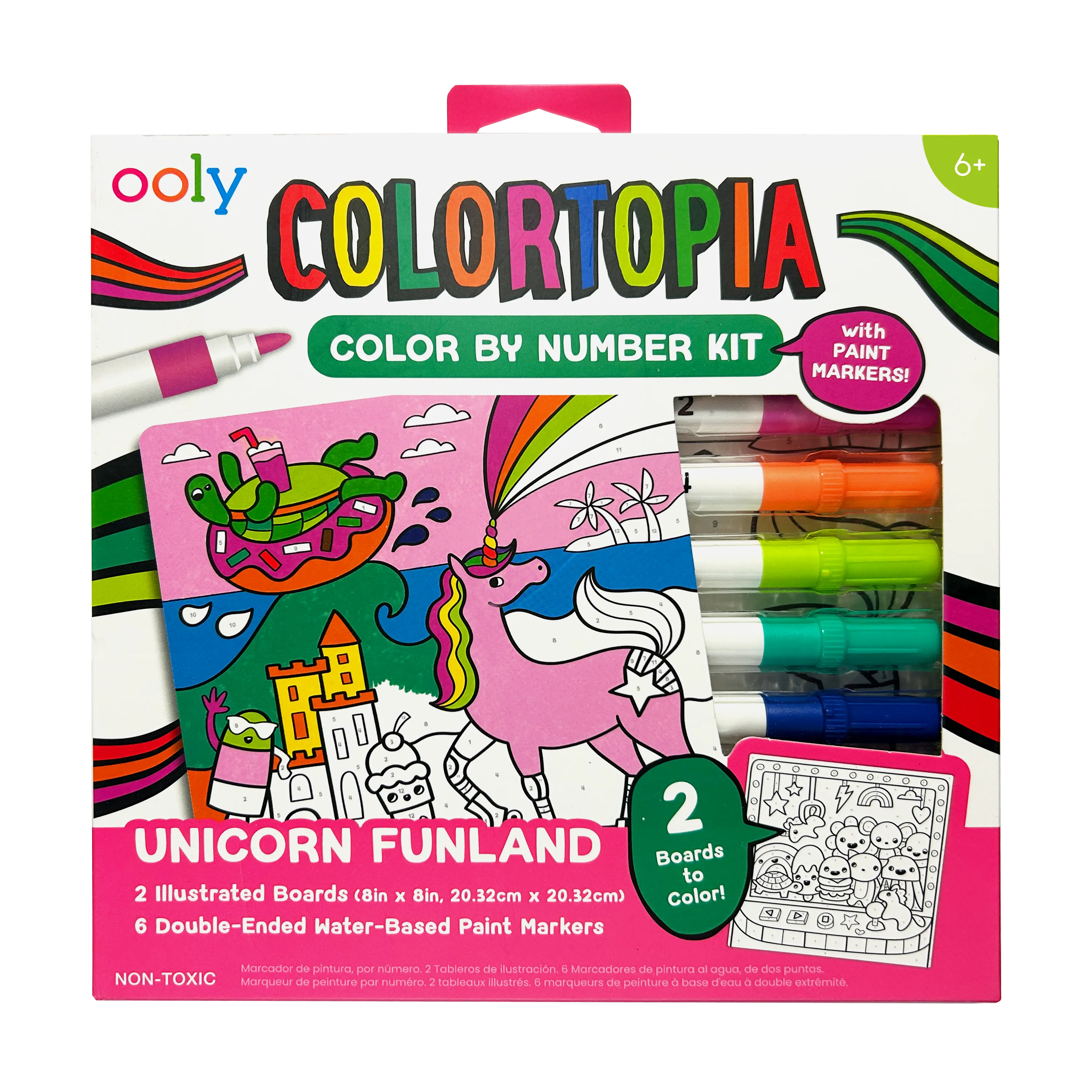 color By Number Kit - Unicorn Funland