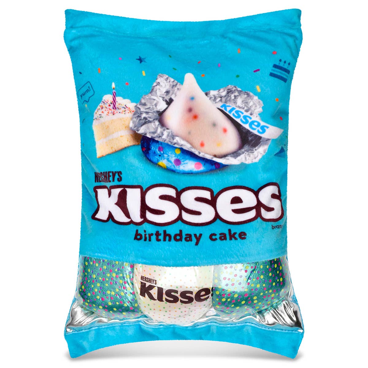 Hershey Kisses Birthday Cake Packaging Plush