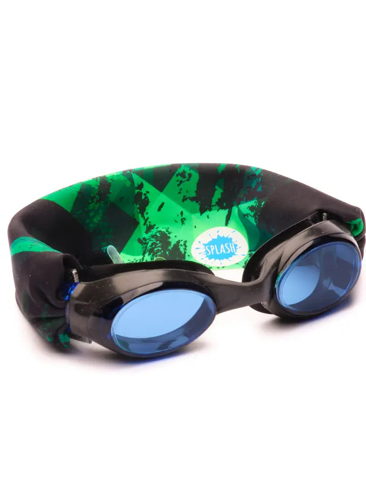 Green Fusion Swim Goggles