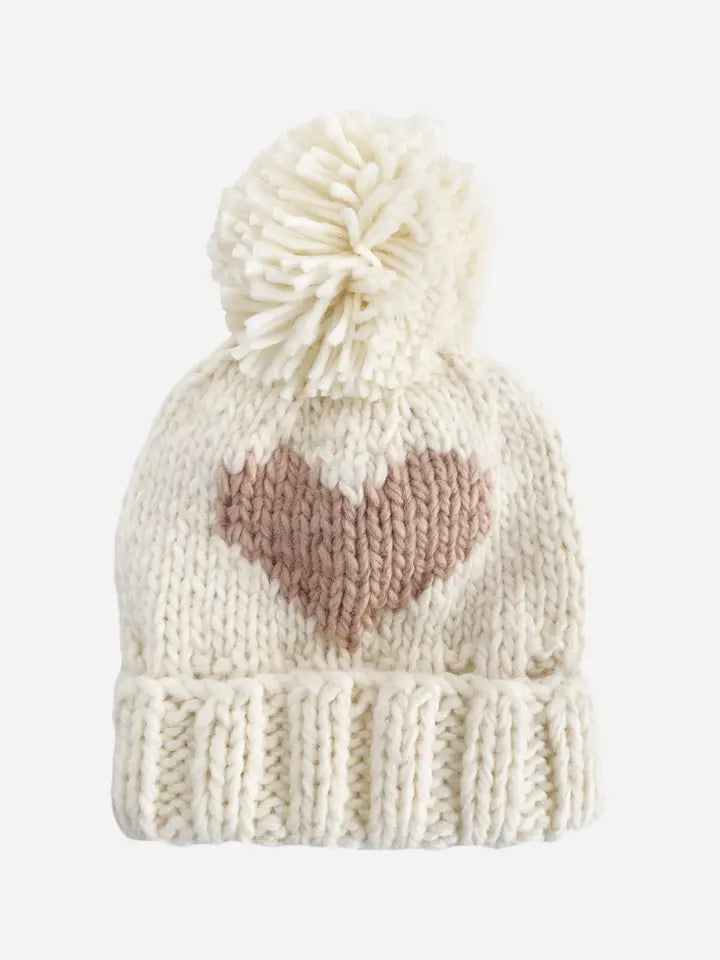 Blush Baby Heart Beanie