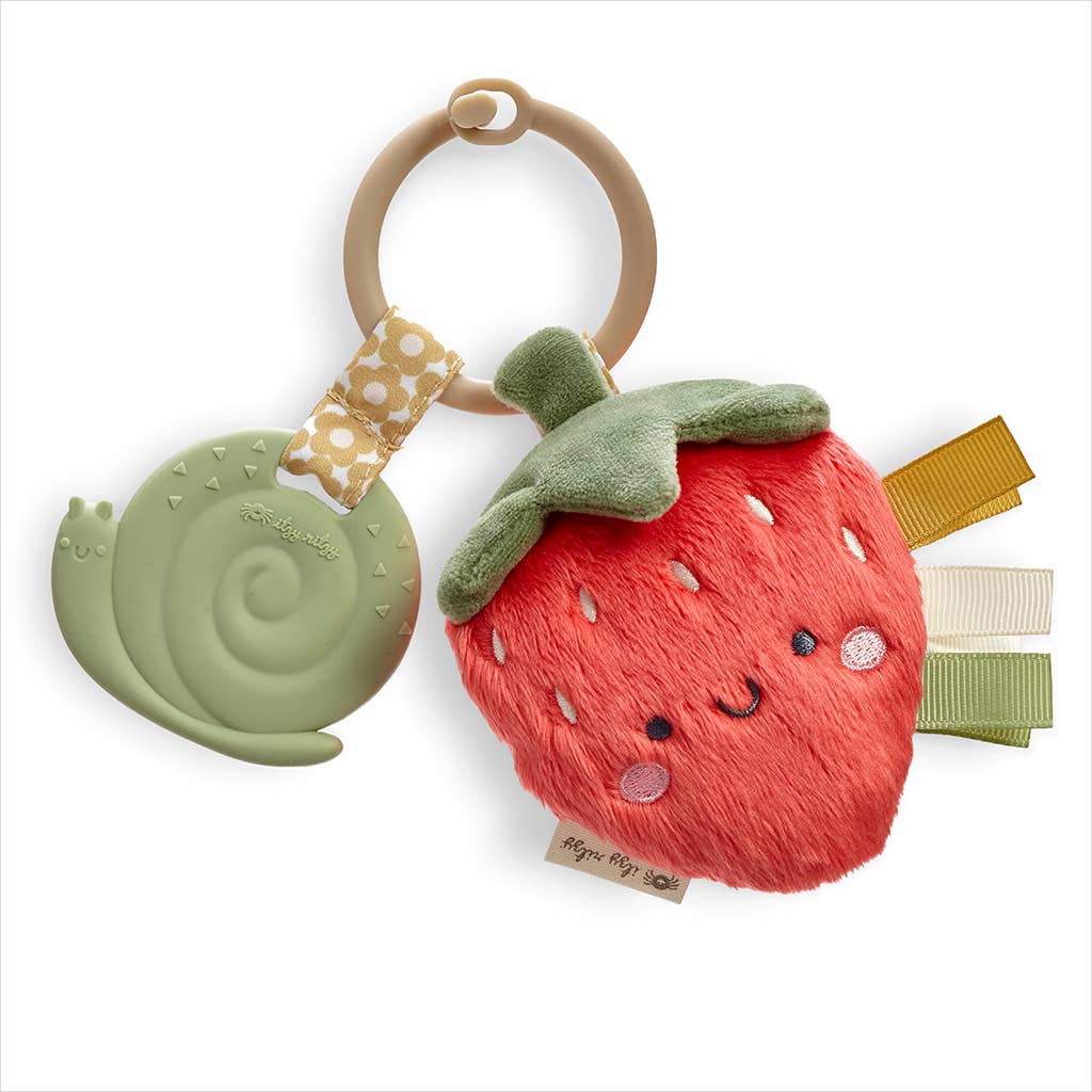 Plush + Teether: Strawberry