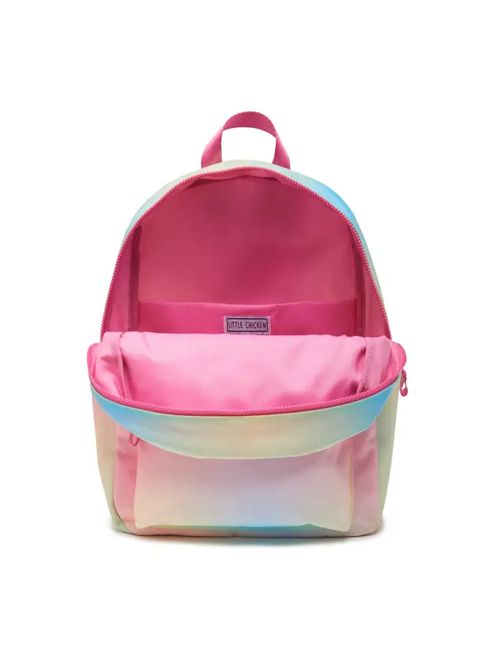 Rainbow Kids Backpack with Patches