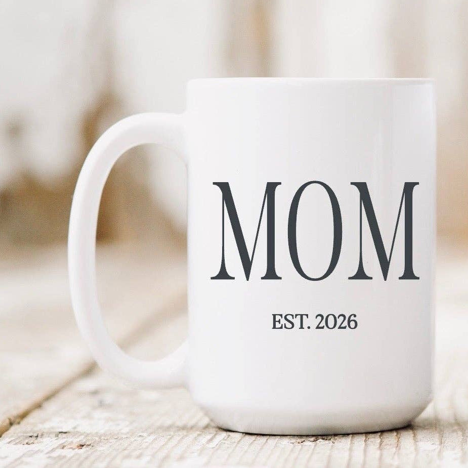 Mom Est. Mug