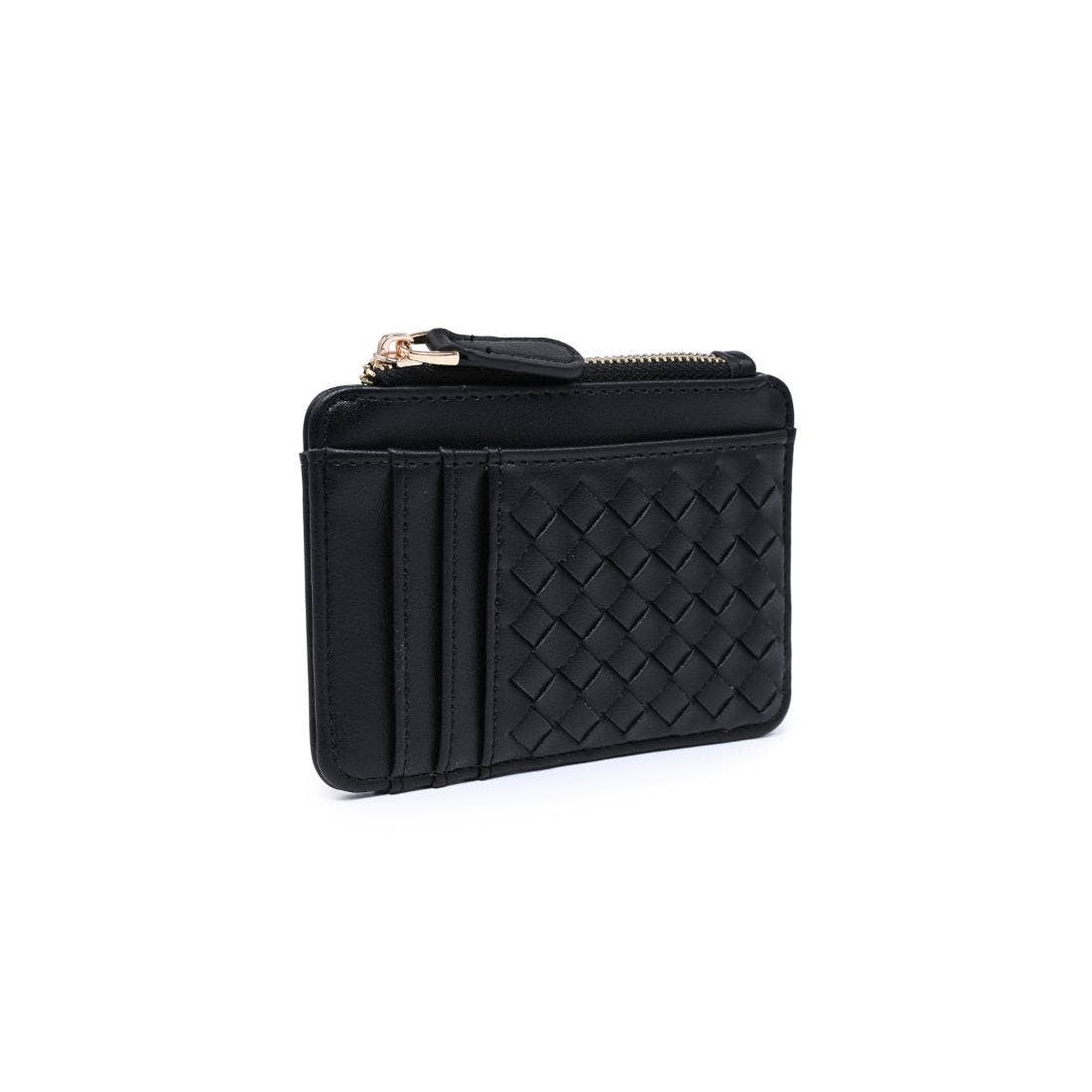 Woven Card Holder: Black