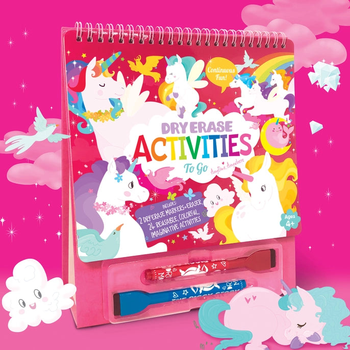 Dry Erase Activities To Go- Unicorn Fantasy