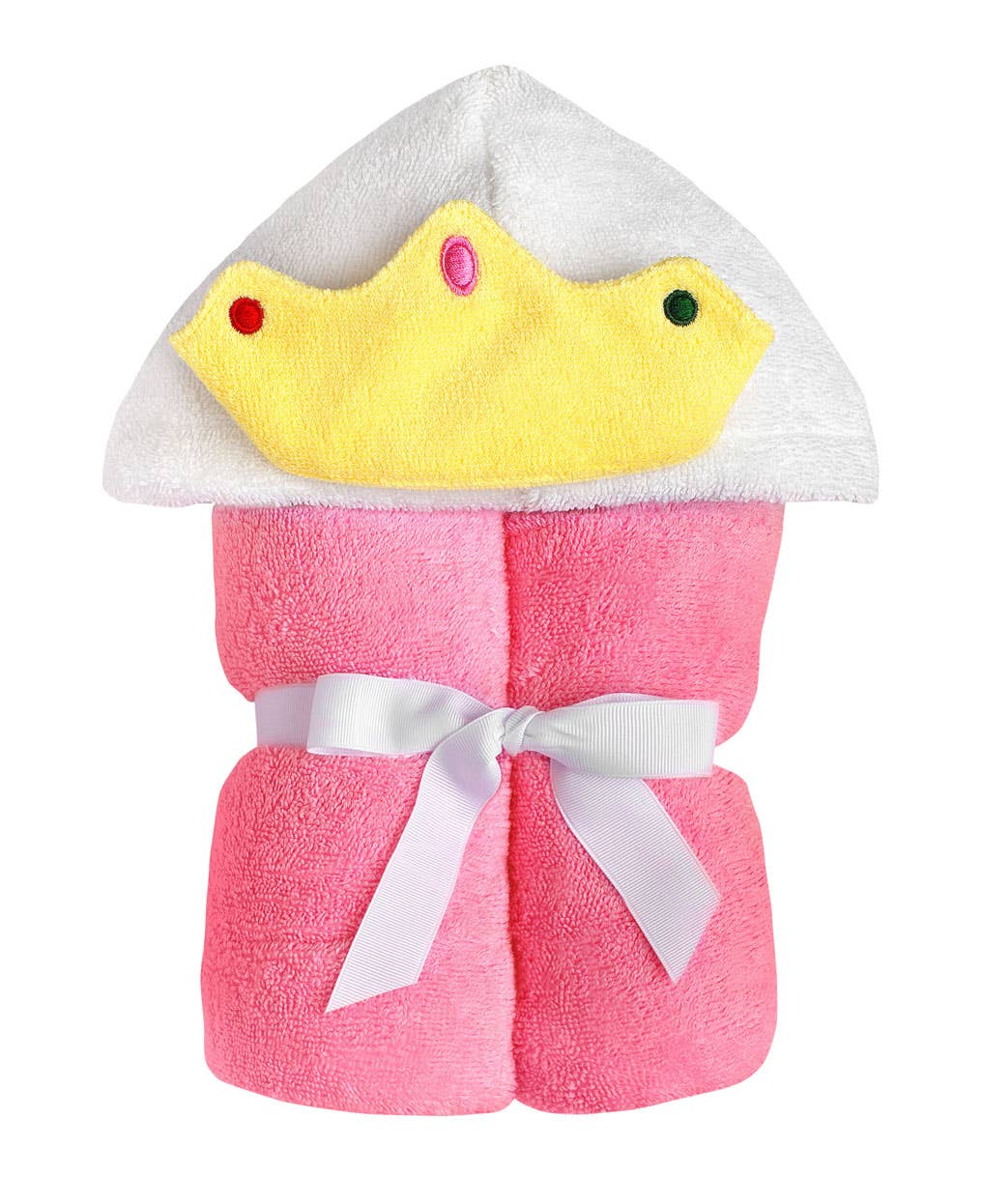 Personalized Pink Princess hooded towel