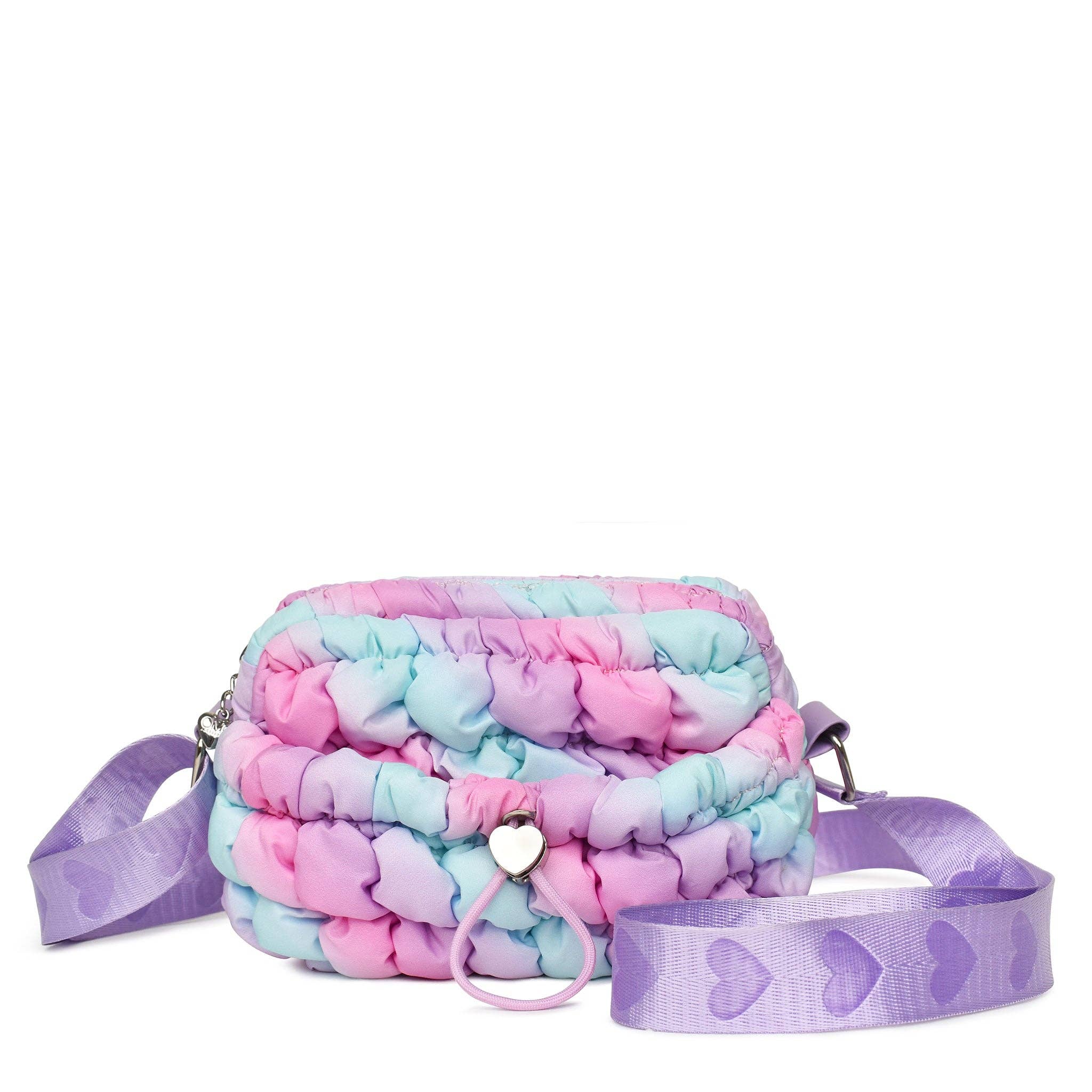 Quilted Scrunchies Mini Crossbody Bag Multi-Colored