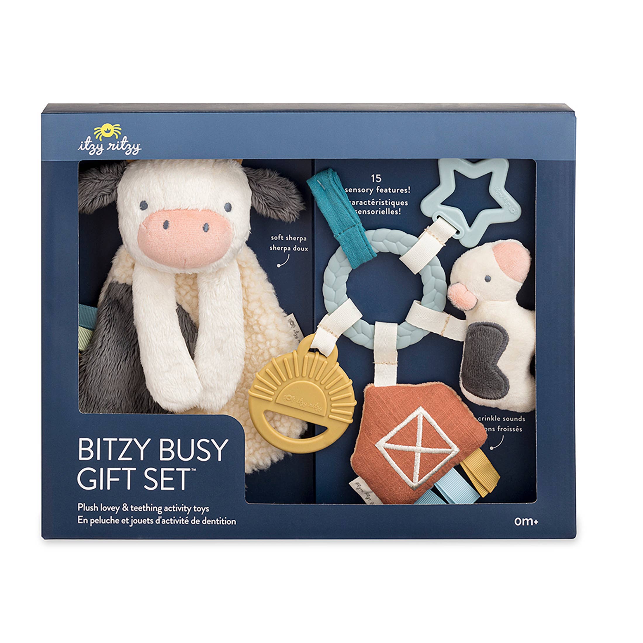 Lovey and teether farm Gift Set