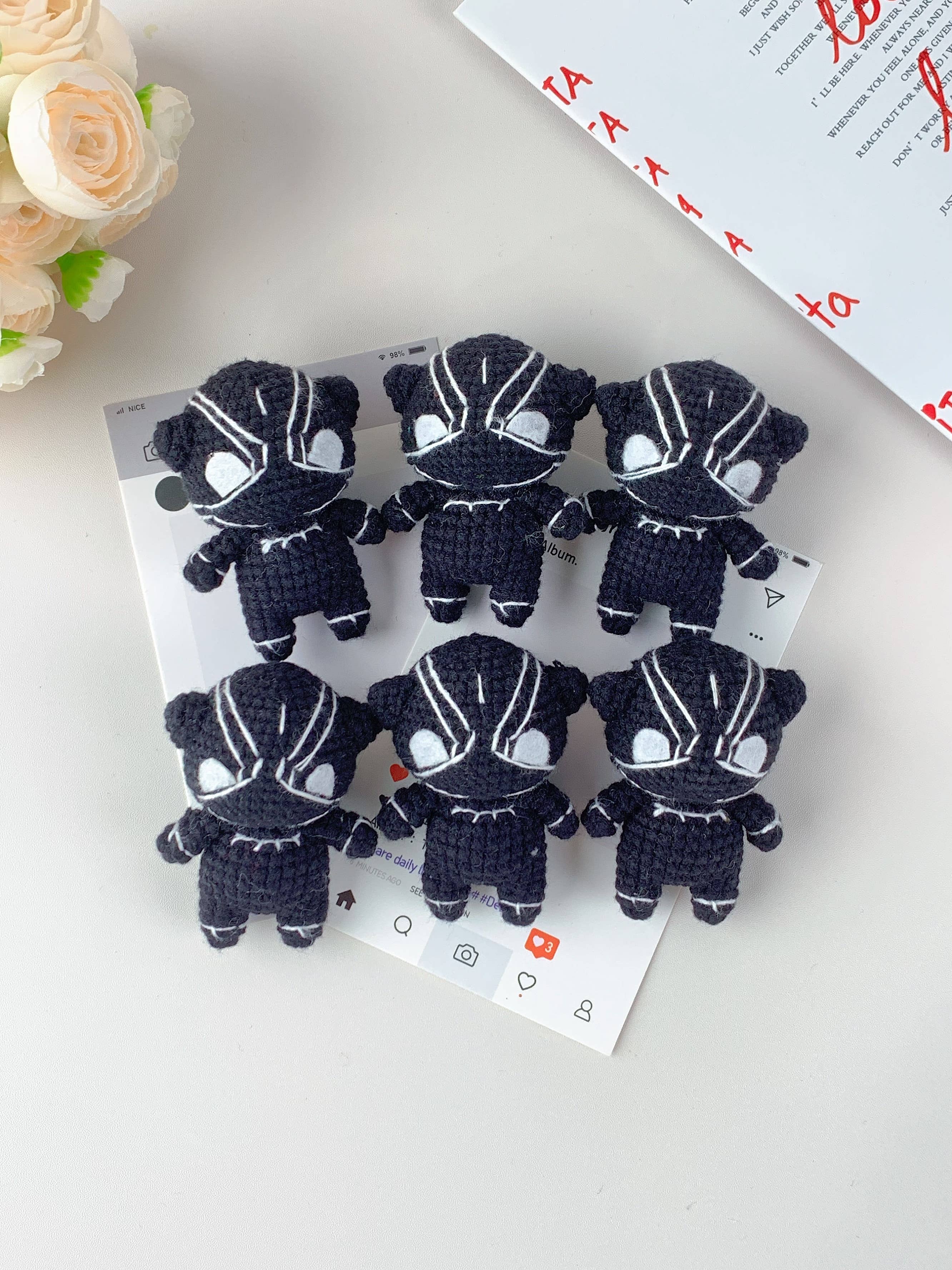 Deadpool Crochet Keychain/Bag charm