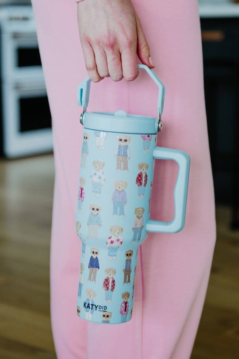 Bears Pattern Stainless Steel Tumbler