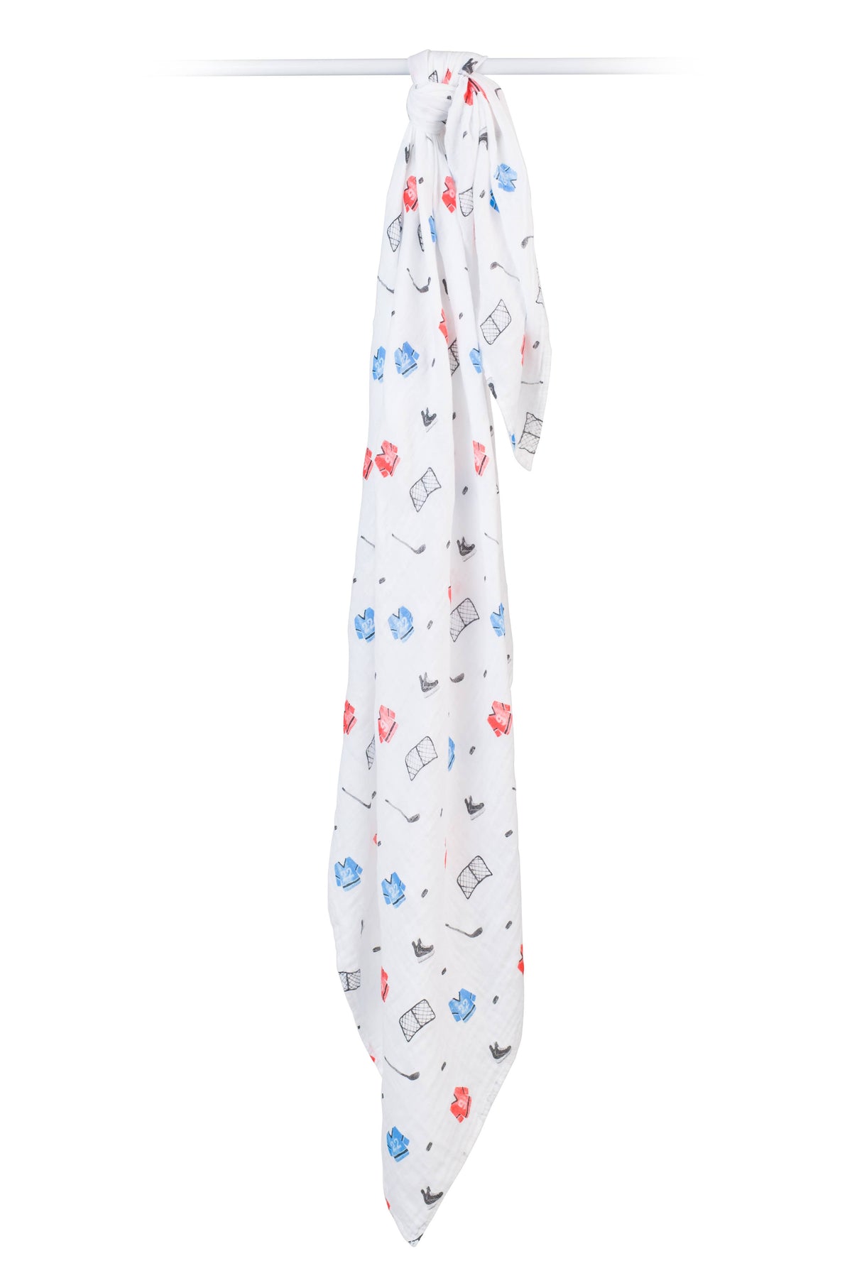 Muslin Swaddle Blanket – Hockey