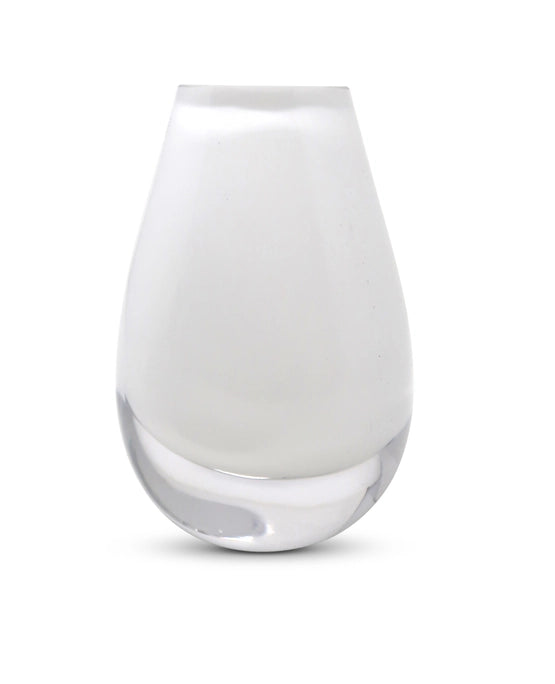 Glass Bud Vase, 6.5"H