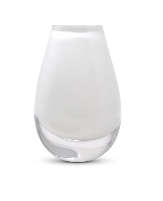 Glass Bud Vase - white