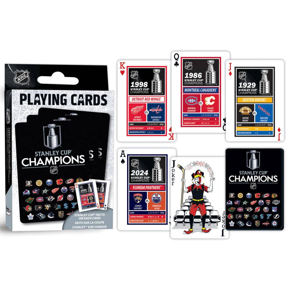 NHL Stanley Cup Playing Cards - 54 Card Deck