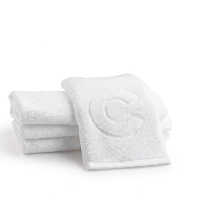 Initial Embossed Hand Towel