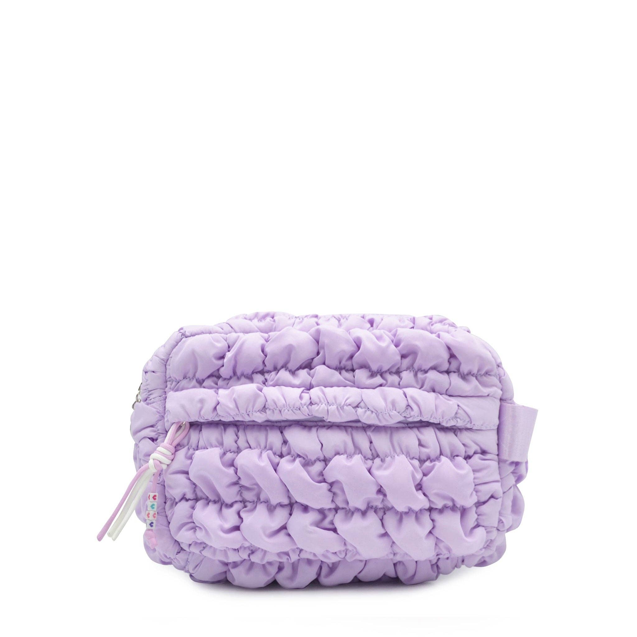 Quilted Scrunchies Pouch Orchid