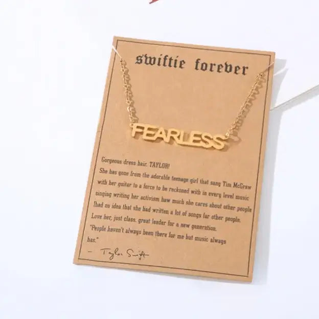 Taylor Swift Swiftie Pendant - Fearless