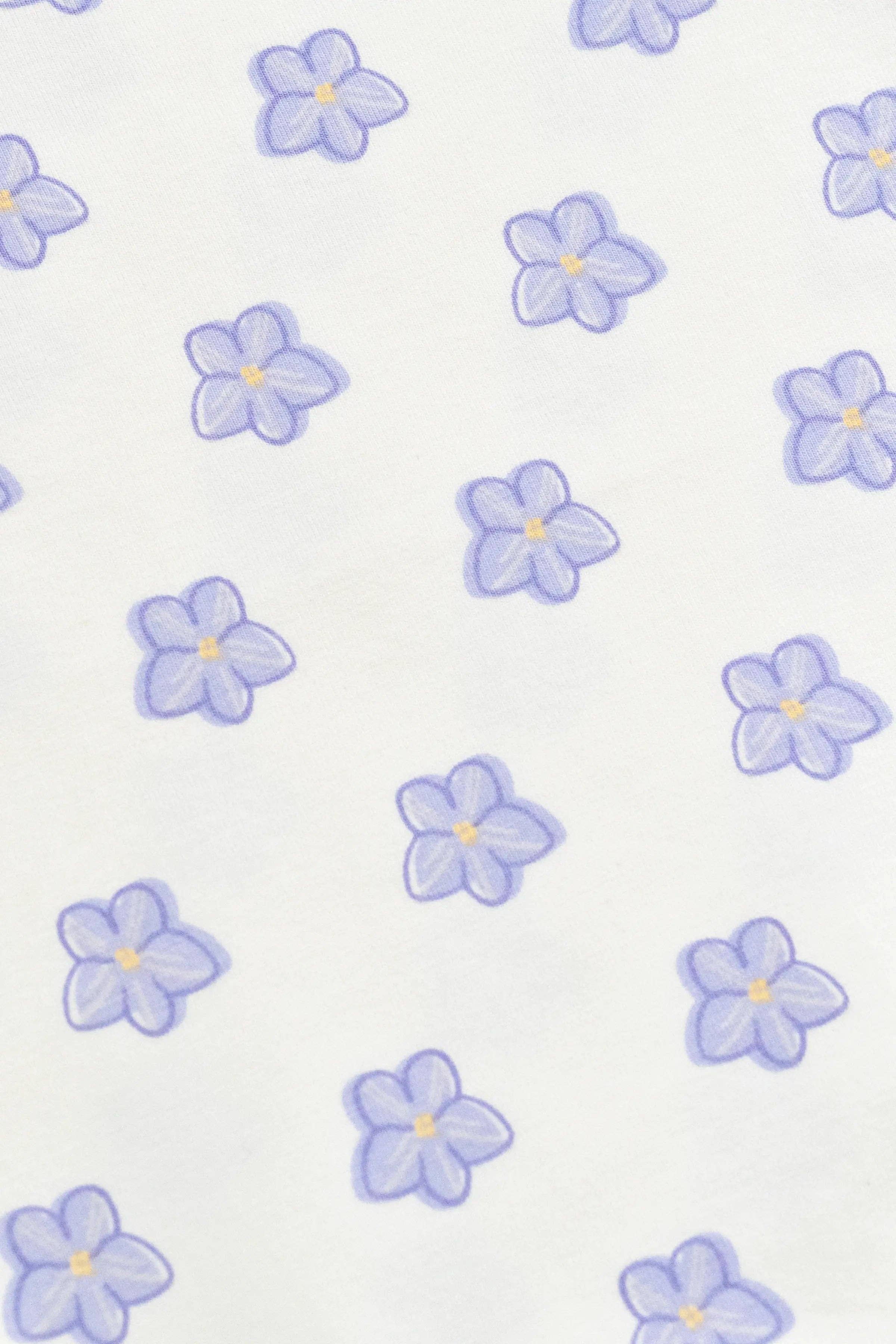 Zipper One-Piece Sweet Violets